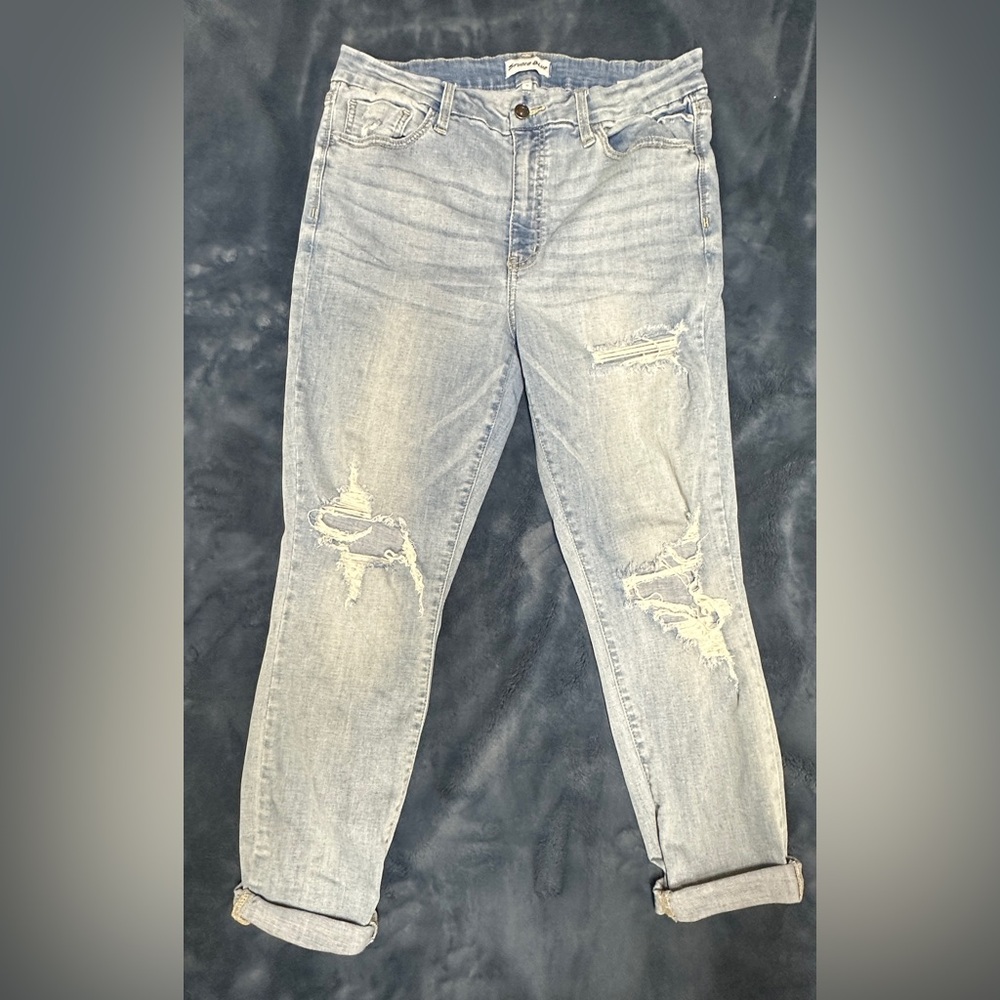 Studio Blue Distress Pants (Size: 32)